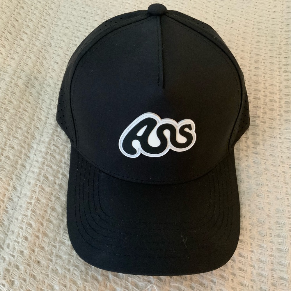 A** x Revolve Black Logo Performance Trucker Hat Cap New